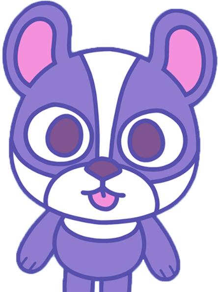 Purple character
